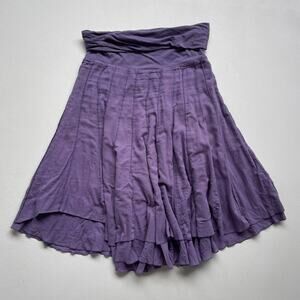 Vtg Y2K Lavender Pleated Witchy Fairy Skirt / Sz L / LAPIS / Whimsygoth